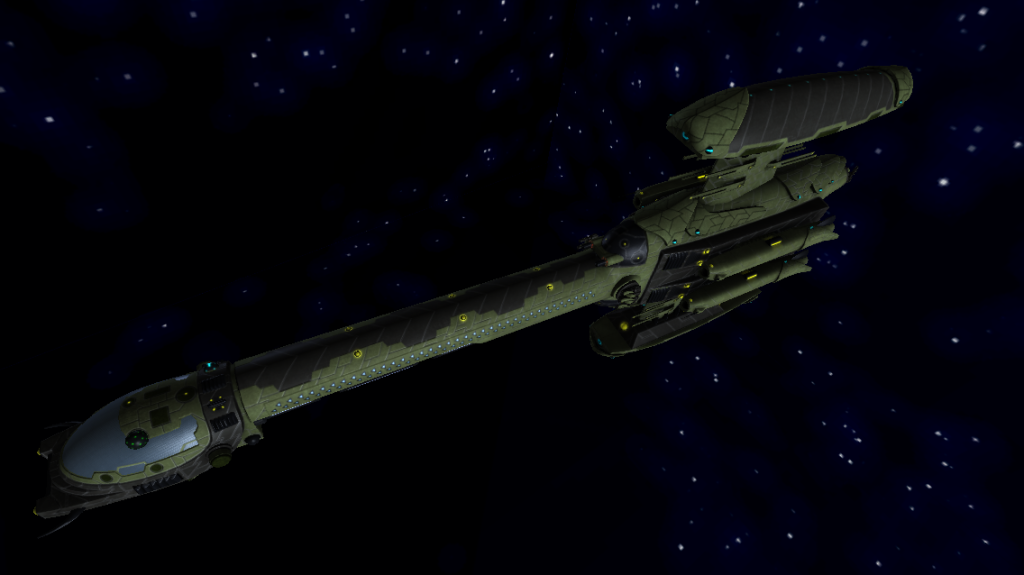 Phantatwain scout ship operating in the the vicinity of the Dantafir-Dedak starsystem circa 3745.
